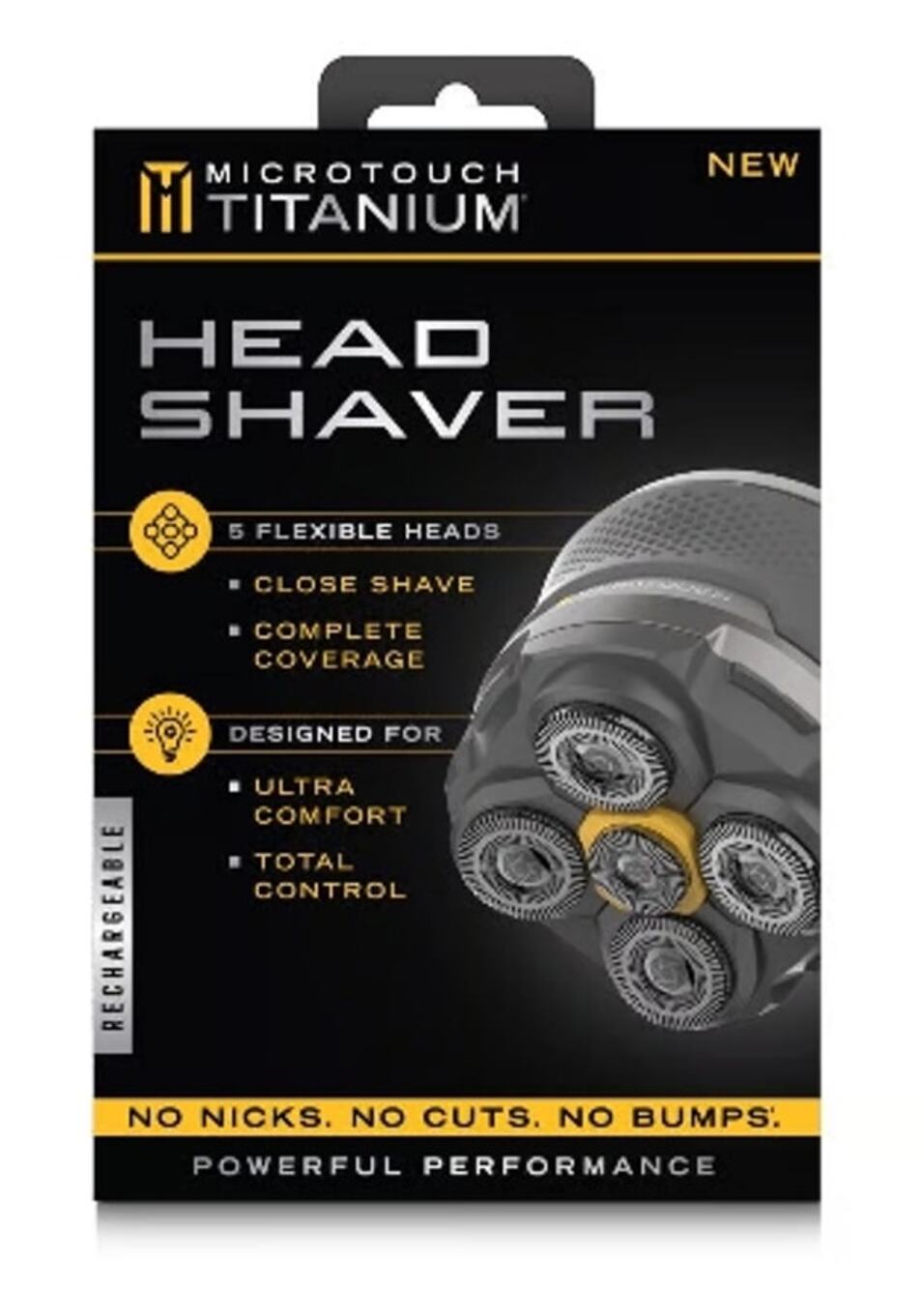 MicroTouch Titanium Flex and Pivot Head Shaving System, New In Open Box